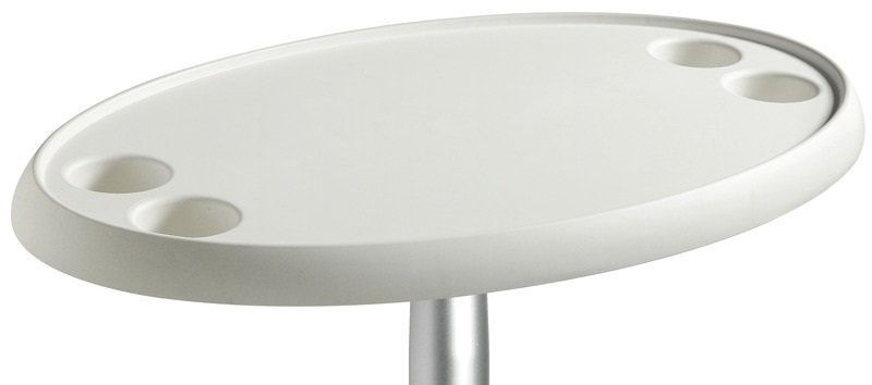 Boat Table, Boat Chair Osculati White oval table 762 x 457 mm