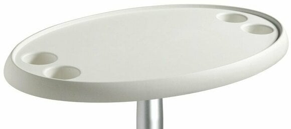 Boat Table, Boat Chair Osculati White oval table 762 x 457 mm - 1