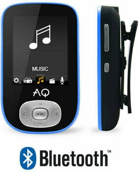 Portable Music Player AQ MP03BL Blue - 1