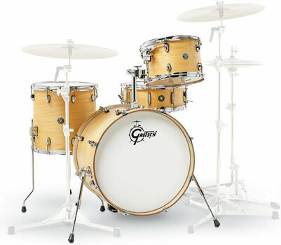 Set de tobe acustice Gretsch Drums CT1-J484 Catalina Club Satin Natural - 1