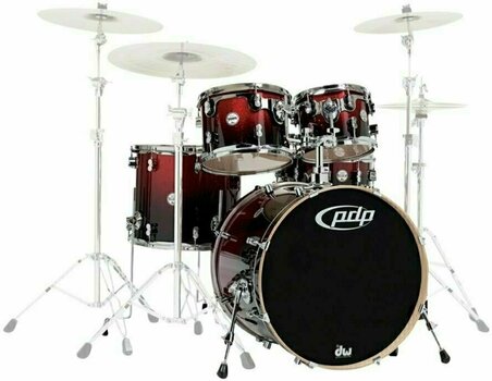 Drumkit PDP by DW Concept Maple 22 Cherry Stain - 1