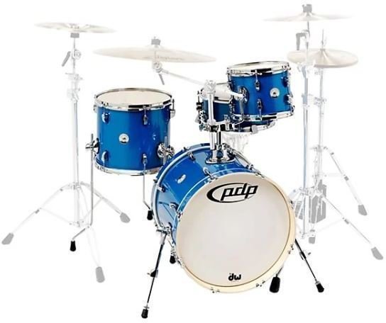 Akoestisch drumstel PDP by DW New Yorker Set 4 pc 18'' Sapphire