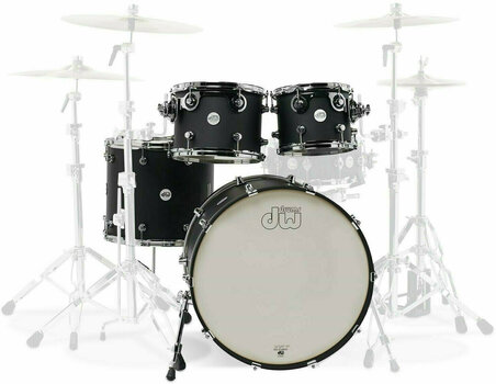 Akustická bicí souprava DW Design Series Black Satin - 1