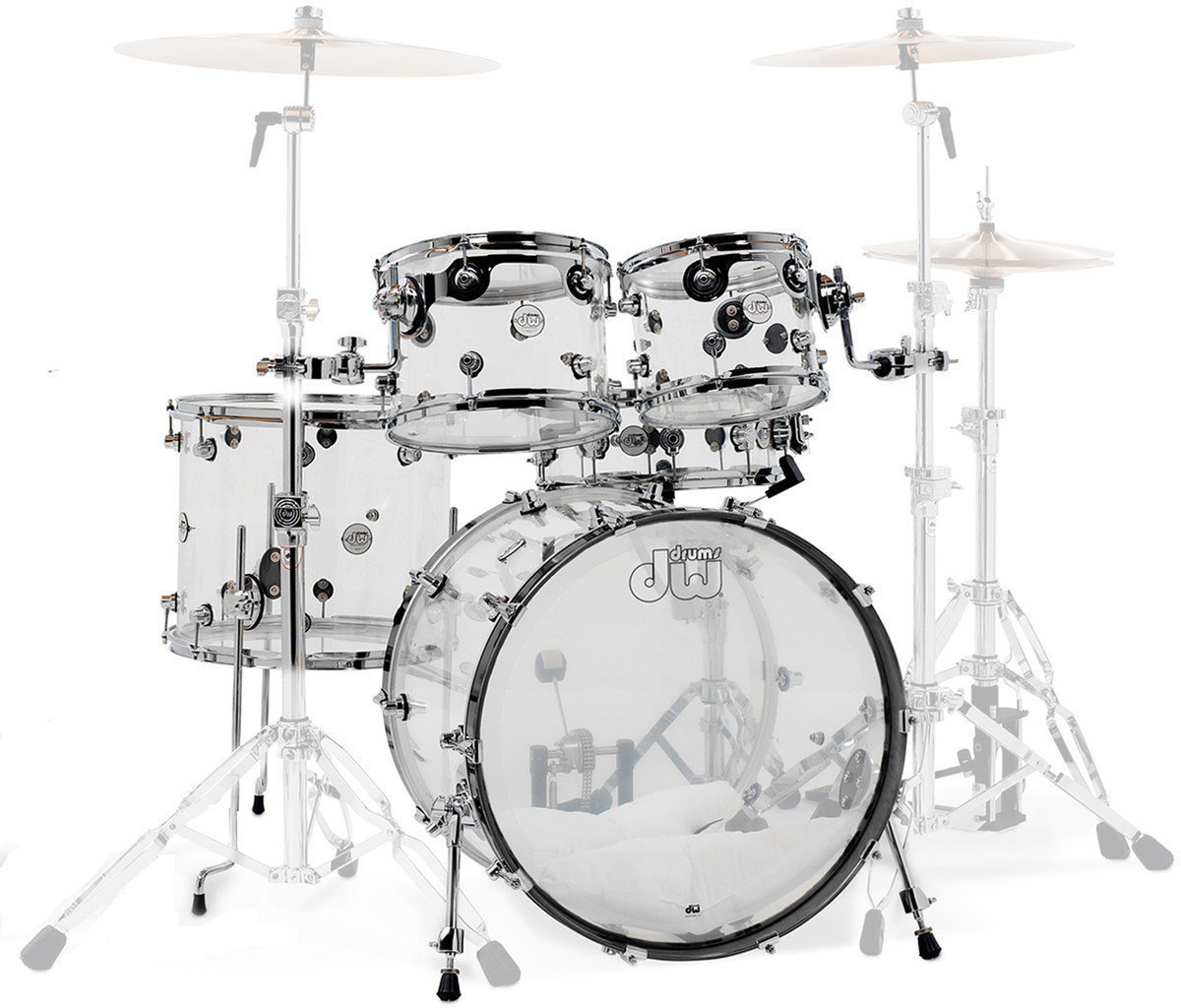 Akustik-Drumset DW Design Series Polyacryl