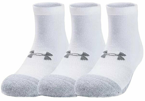 Socks Under Armour UA Heatgear Low Cut 3pk Socks White L - 1