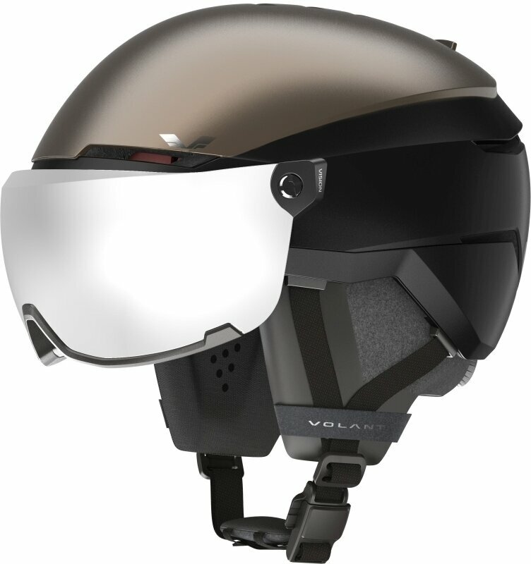 Smučarska čelada Volant Amid Visor HD Plus Gold/Black/Grey M (55-59 cm) Smučarska čelada