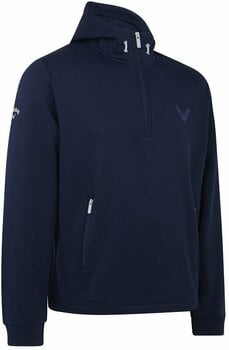 Pulover s kapuco/Pulover Callaway 1/4 Swing Tech Hoodie Peacoat L - 1
