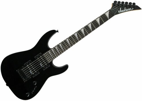 Elektrische gitaar Jackson JS1X Dinky Minion AH FB Zwart - 1