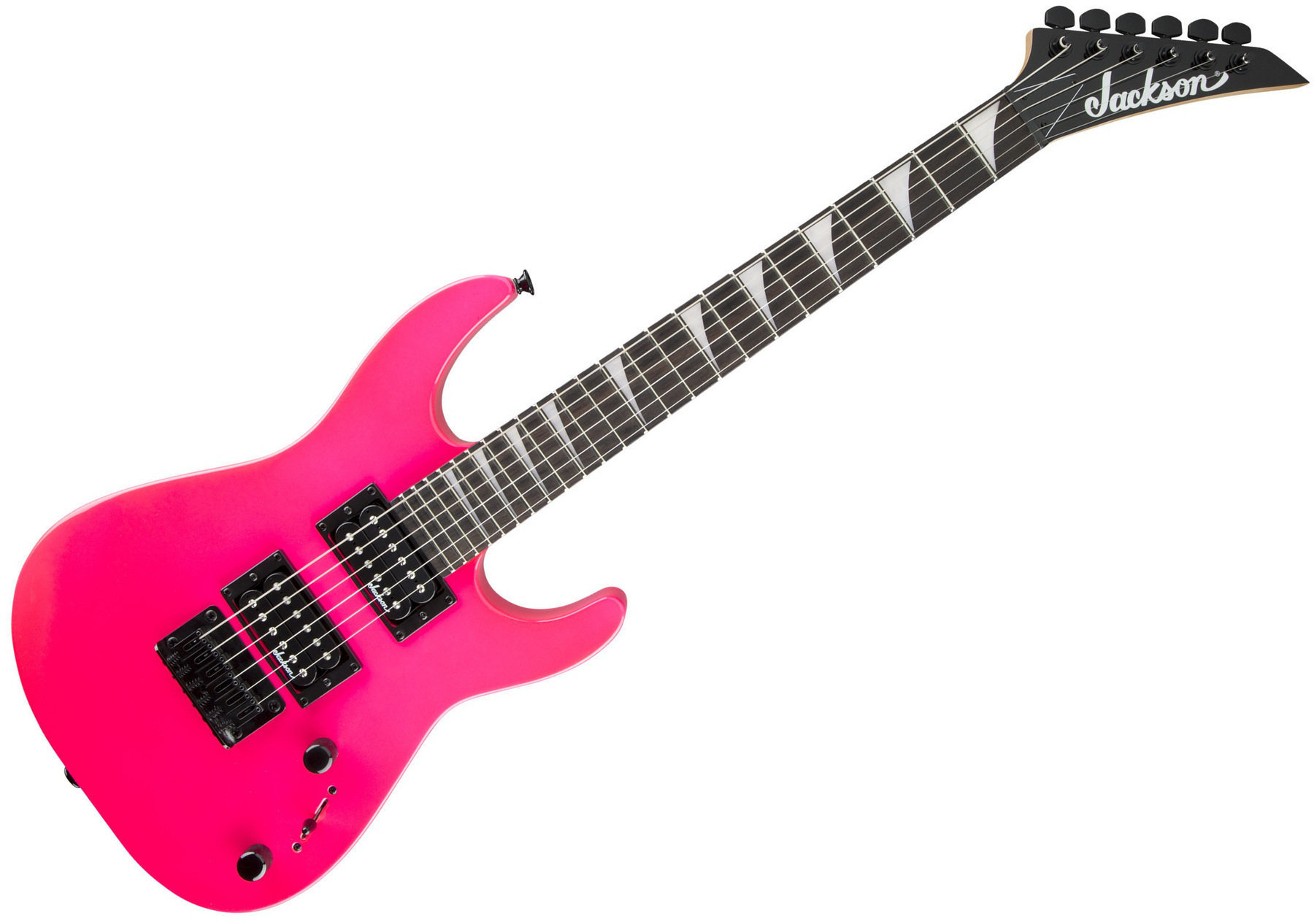 Elektromos gitár Jackson JS1X Dinky Minion AH FB Neon Pink