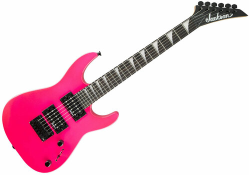Electric guitar Jackson JS1X Dinky Minion AH FB Neon Pink - 1