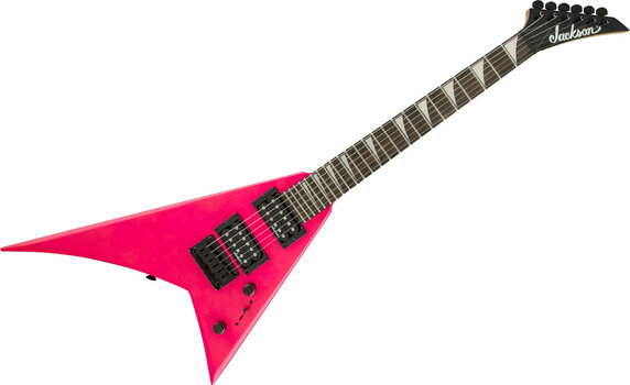 Elektriska gitarrer Jackson JS1X Rhoads Minion AH FB Neon Pink - 1