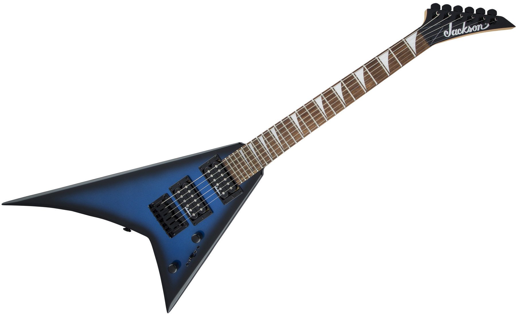 Electric guitar Jackson JS1X Rhoads Minion AH FB Metallic Blue Burst