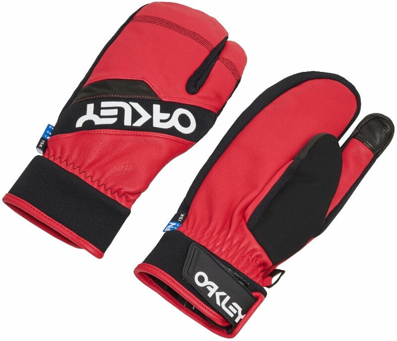 Lyžařské rukavice Oakley Factory Winter Trigger Mitt 2 Red Line XS Lyžařské rukavice