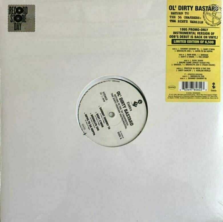 LP O.D.B. - RSD - Return To The 36 Chambers (Instrumental Versions) (2 LP + 7" Vinyl)