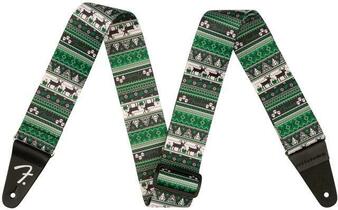 Fender Ugly Xmas Sweater GFI Green Fair Isle Гітарний ремінь (Як новий)