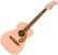 Elektro-akoestische gitaar Fender Malibu Player WN Shell Pink
