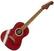 Folk Guitar Fender Sonoran Mini Competition Stripe Candy Apple Red