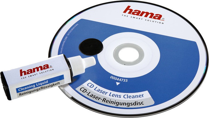 LP-levyjen puhdistussarja Hama CD Laser Lens Cleaner with Cleaning Fluid CD LP-levyjen puhdistussarja