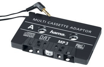 Auton äänentoisto Hama MP3/CD Cassette Adapter