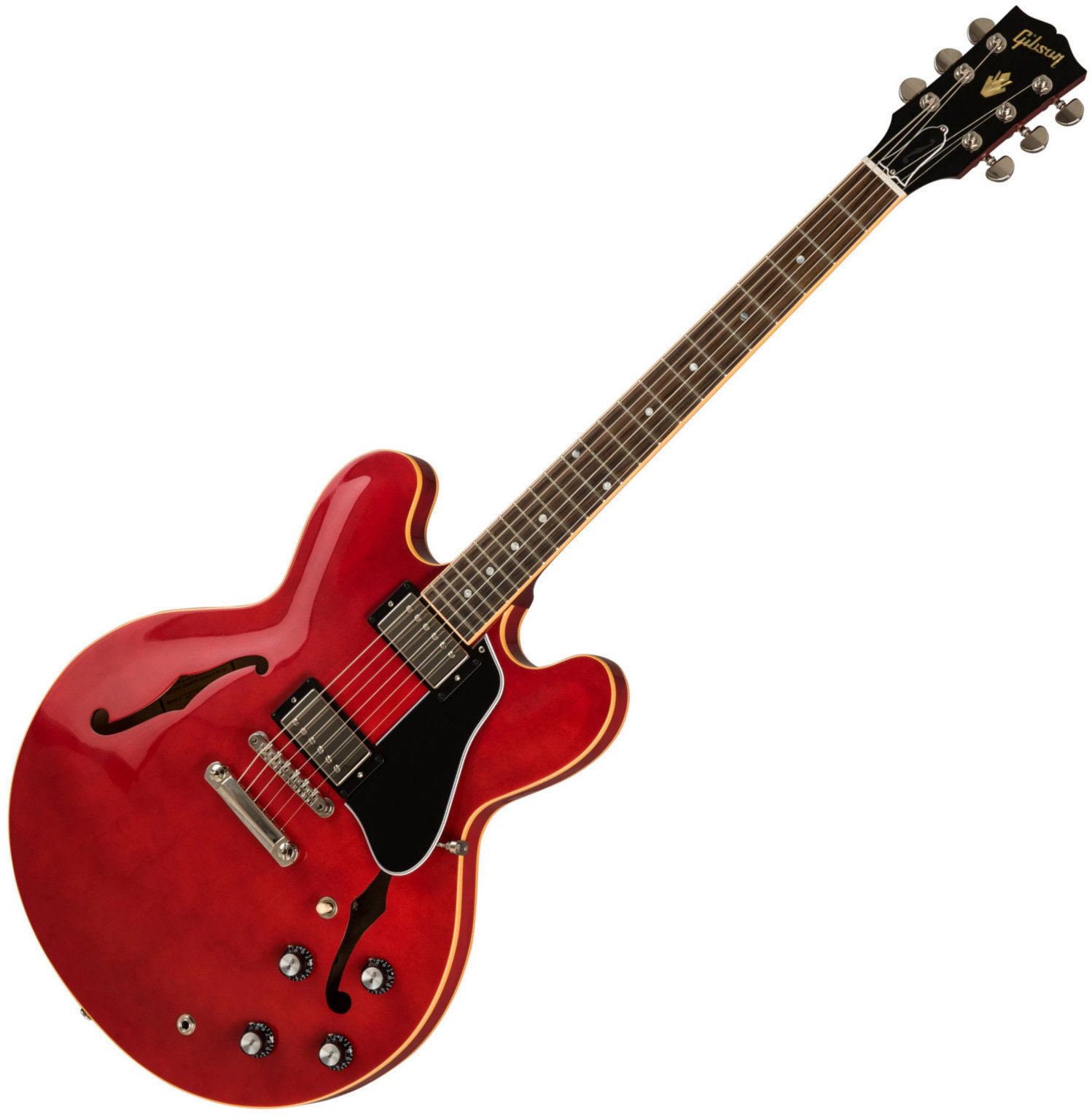 Halvakustisk gitarr Gibson ES-335 Dot inlay 2019 Antique Faded Red