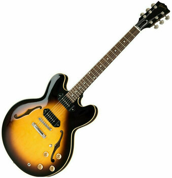 Guitarra semi-acústica Gibson ES-335 Dot P-90 2019 Vintage Burst - 1
