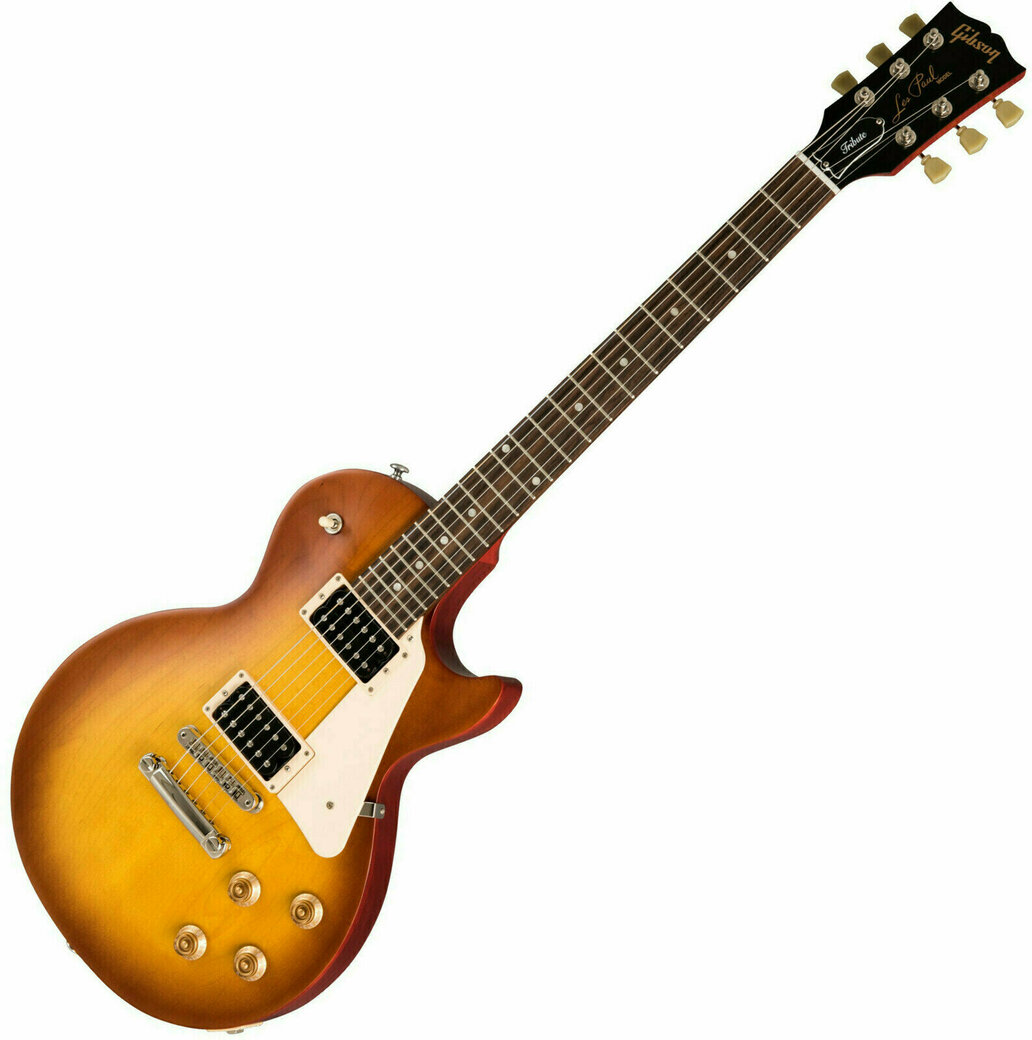 ギター Gibson Les Paul tribute 2019 USA Gibson Les Paul Tribute Satin Tobacco Burst 2019 - Elektryczna