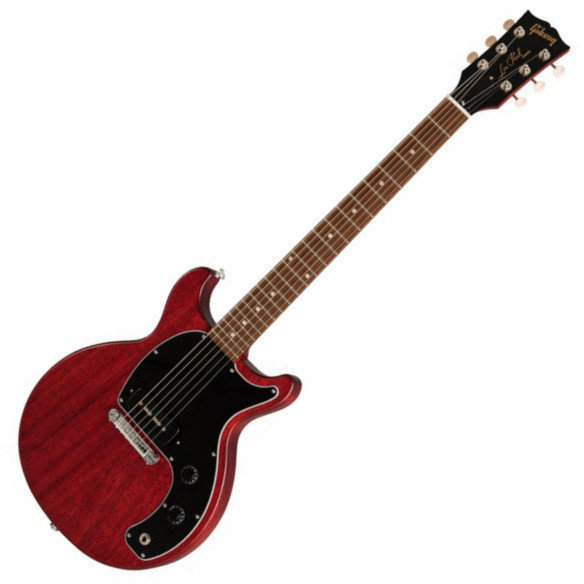 Guitare électrique Gibson Les Paul Junior Tribute DC 2019 Worn Cherry