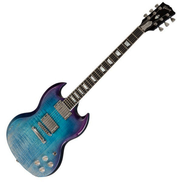 Chitară electrică Gibson SG High Performance 2019 Blueberry Fade