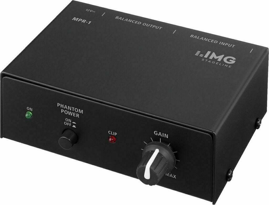 Microphone Preamp IMG Stage Line MPR-1 Microphone Preamp