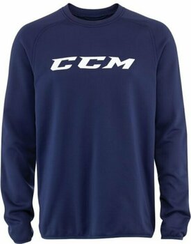 Hockey Sweatshirt CCM Locker Navy 120 JR Hockey Sweatshirt - 1