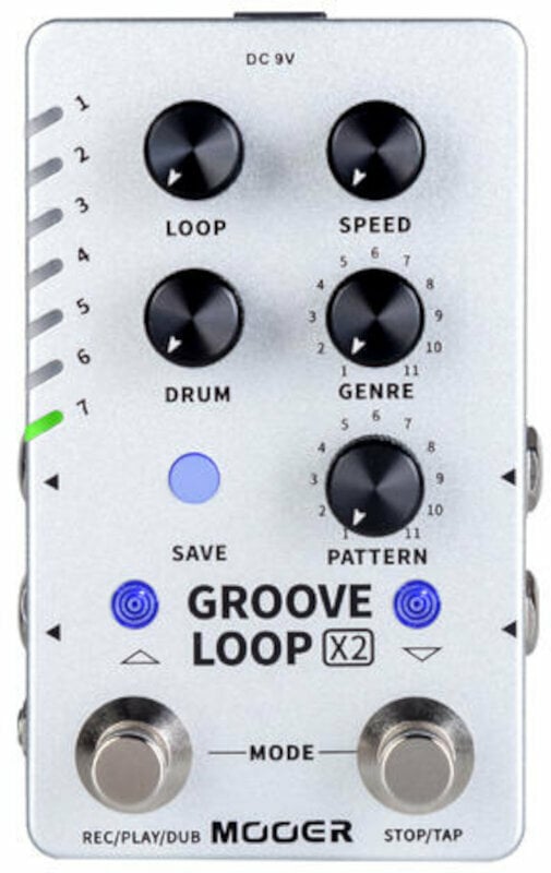 Kytarový efekt MOOER Groove Loop X2