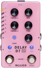 Gitáreffekt MOOER D7 X2 Delay Gitáreffekt