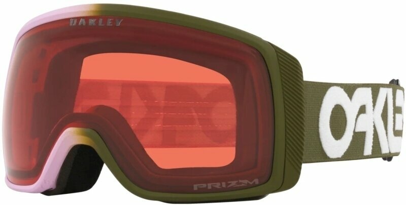 Óculos de esqui Oakley Flight Tracker S 710634 Origins Lavender Dark Brush/Prizm Snow Rose Óculos de esqui