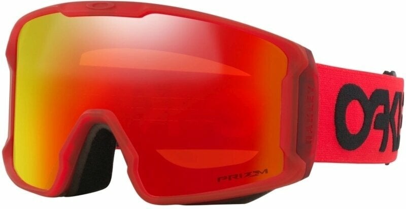 Lyžařské brýle Oakley Line Miner L 707093 Redline/Red/Prizm Snow Torch Lyžařské brýle