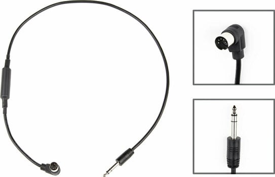 Câble MIDI Strymon MIDI-EXP AS Noir 76 cm - 1