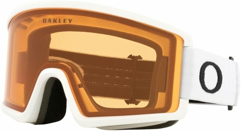 Ski Brillen Oakley Target Line L 712006 Matte White/Persimmon Ski Brillen