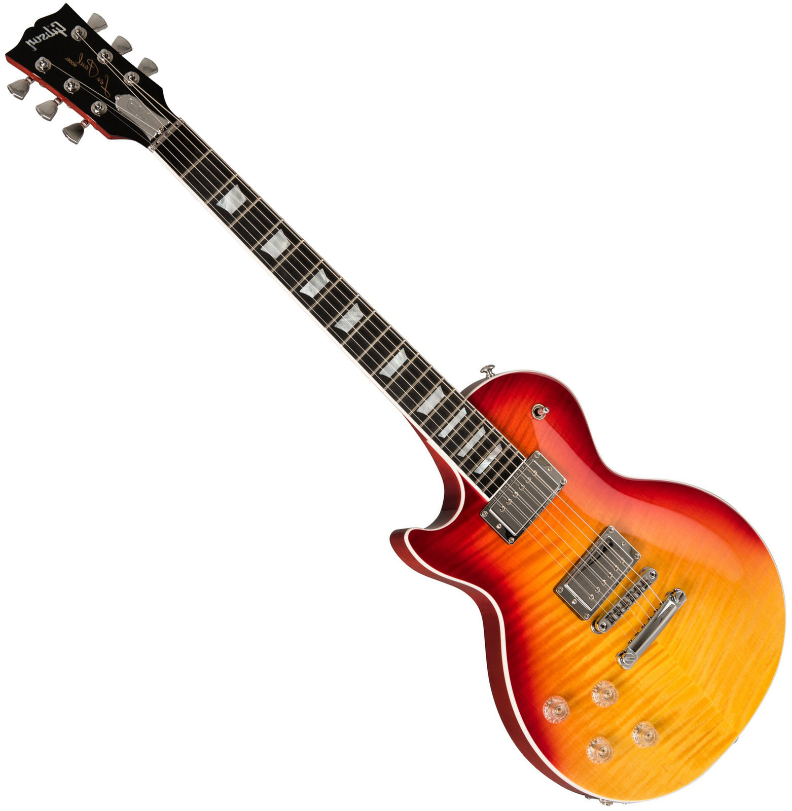 Guitare électrique pour gauchers Gibson Les Paul High Performance 2019 Heritage Cherry Fade Lefty
