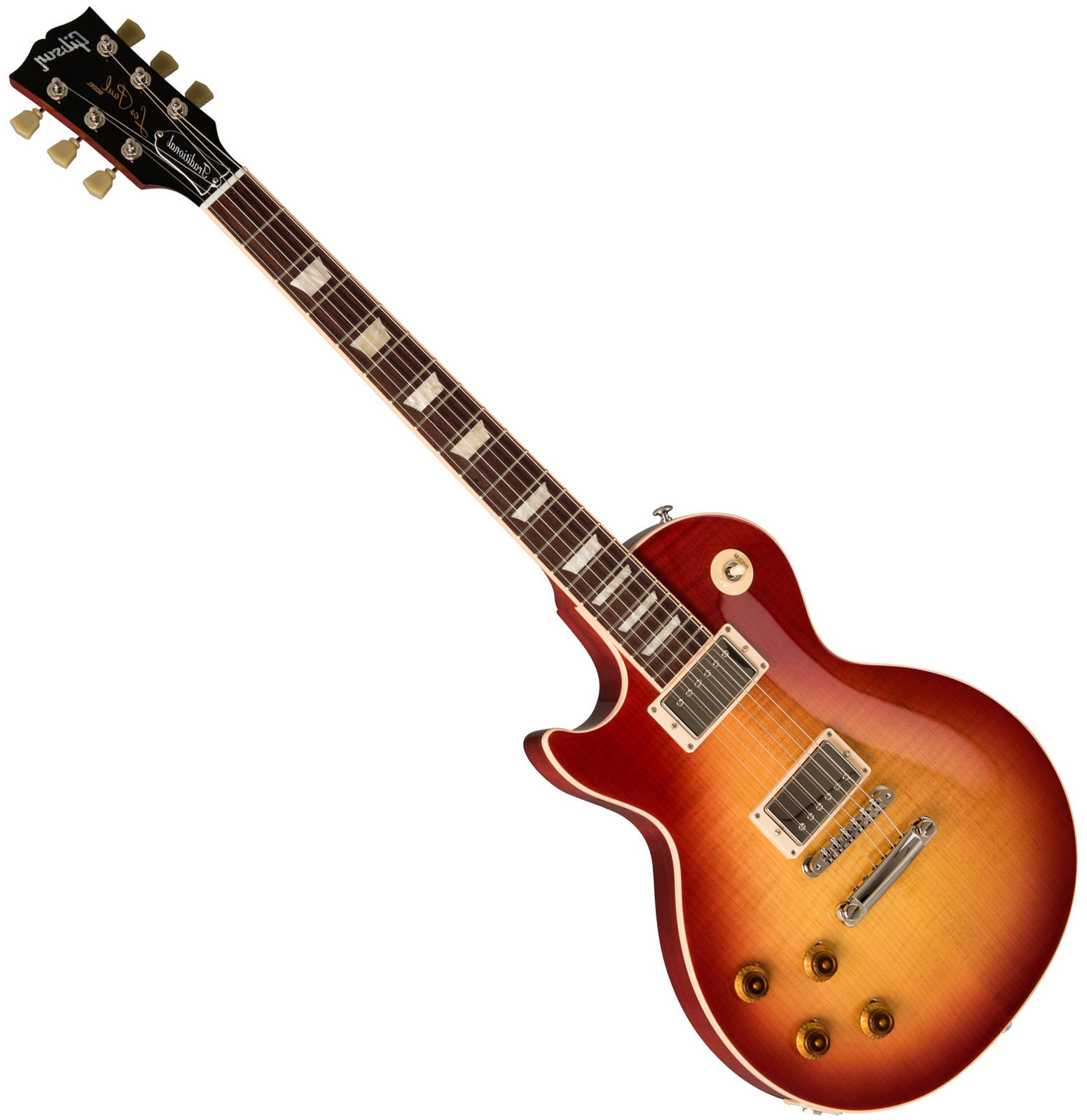 Guitare électrique pour gauchers Gibson Les Paul Traditional 2019 Heritage Cherry Sunburst Lefty