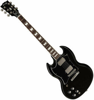 Balkezes elektromos gitár Gibson SG Standard 2019 Ebony Lefty - 1