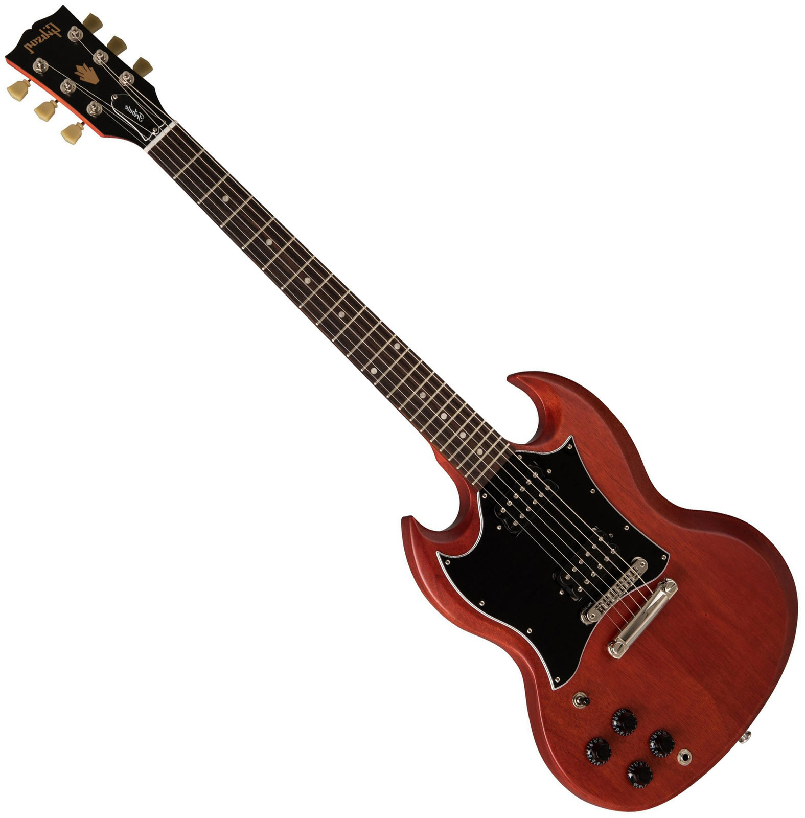 Linkshänder E-Gitarre Gibson SG Standard Tribute 2019 Vintage Cherry Satin Lefty