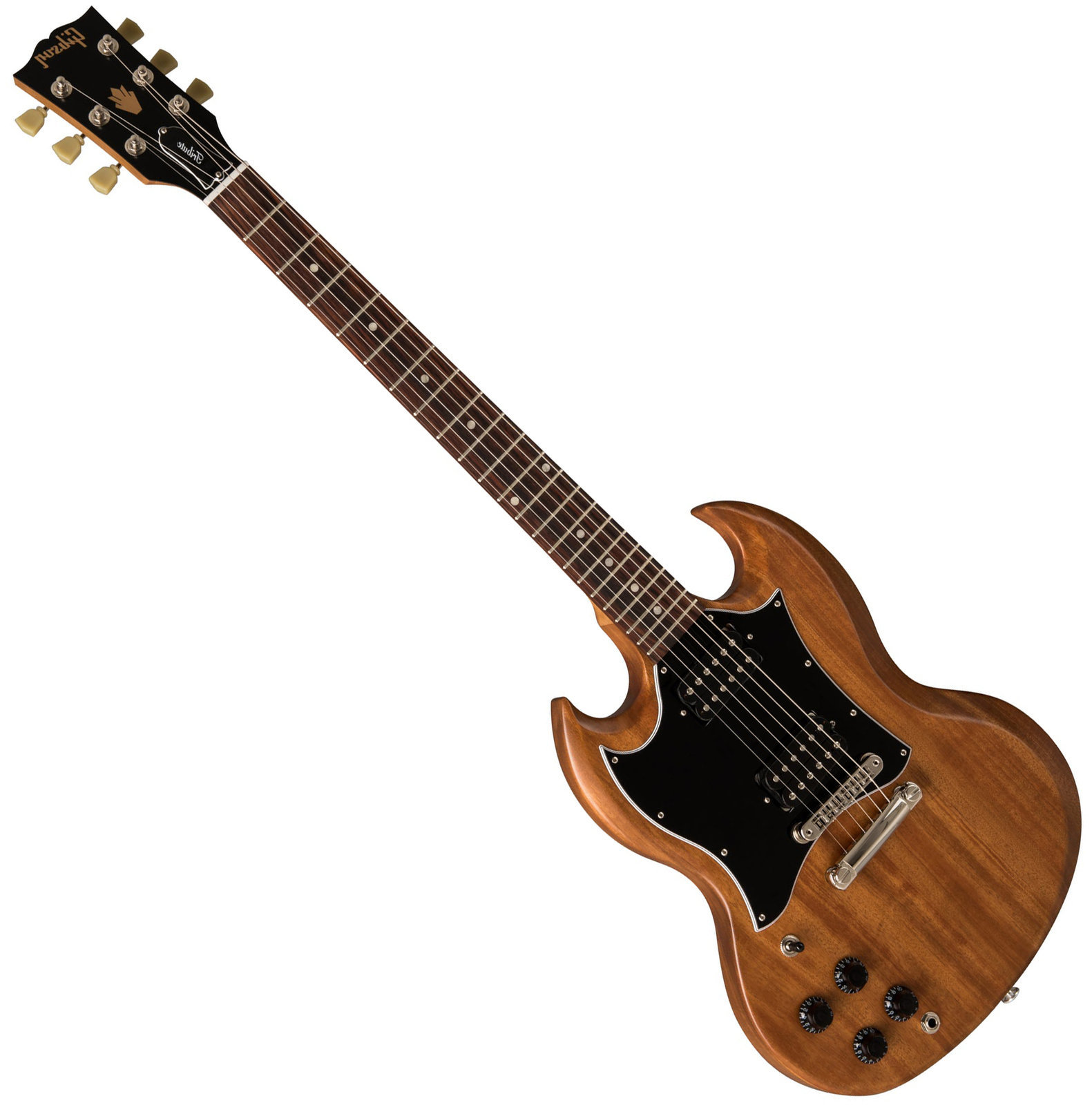 Linkshänder E-Gitarre Gibson SG Standard Tribute 2019 Walnut Vintage Gloss Lefty