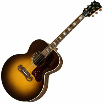 electro-acoustic guitar Gibson J-200 Studio 2019 Walnut Burst - 1