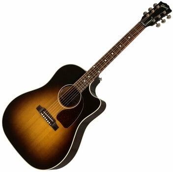 electro-acoustic guitar Gibson J-45 Cutaway 2019 Vintage Sunburst - 1