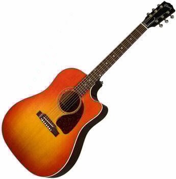 Dreadnought z elektroniką Gibson J-45 AG 2019 Mahogany Light Cherry Burst - 1