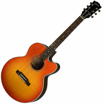 Guitare acoustique-électrique Gibson Parlor AG 2019 Mahogany Light Cherry Burst - 1