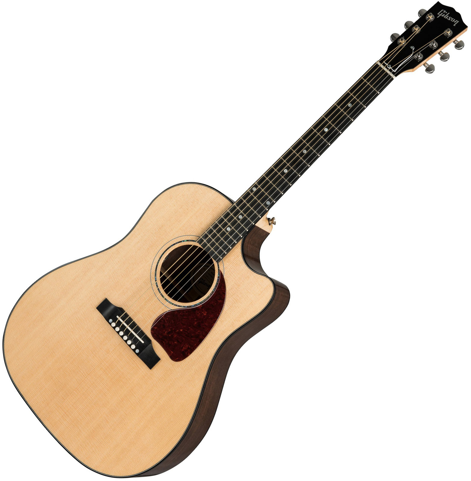 Dreadnought elektro-akoestische gitaar Gibson J-45 AG 2019 Walnut Antique Natural