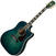 Guitare Dreadnought acoustique-électrique Gibson J-45 Chroma 2019 Teal Burst