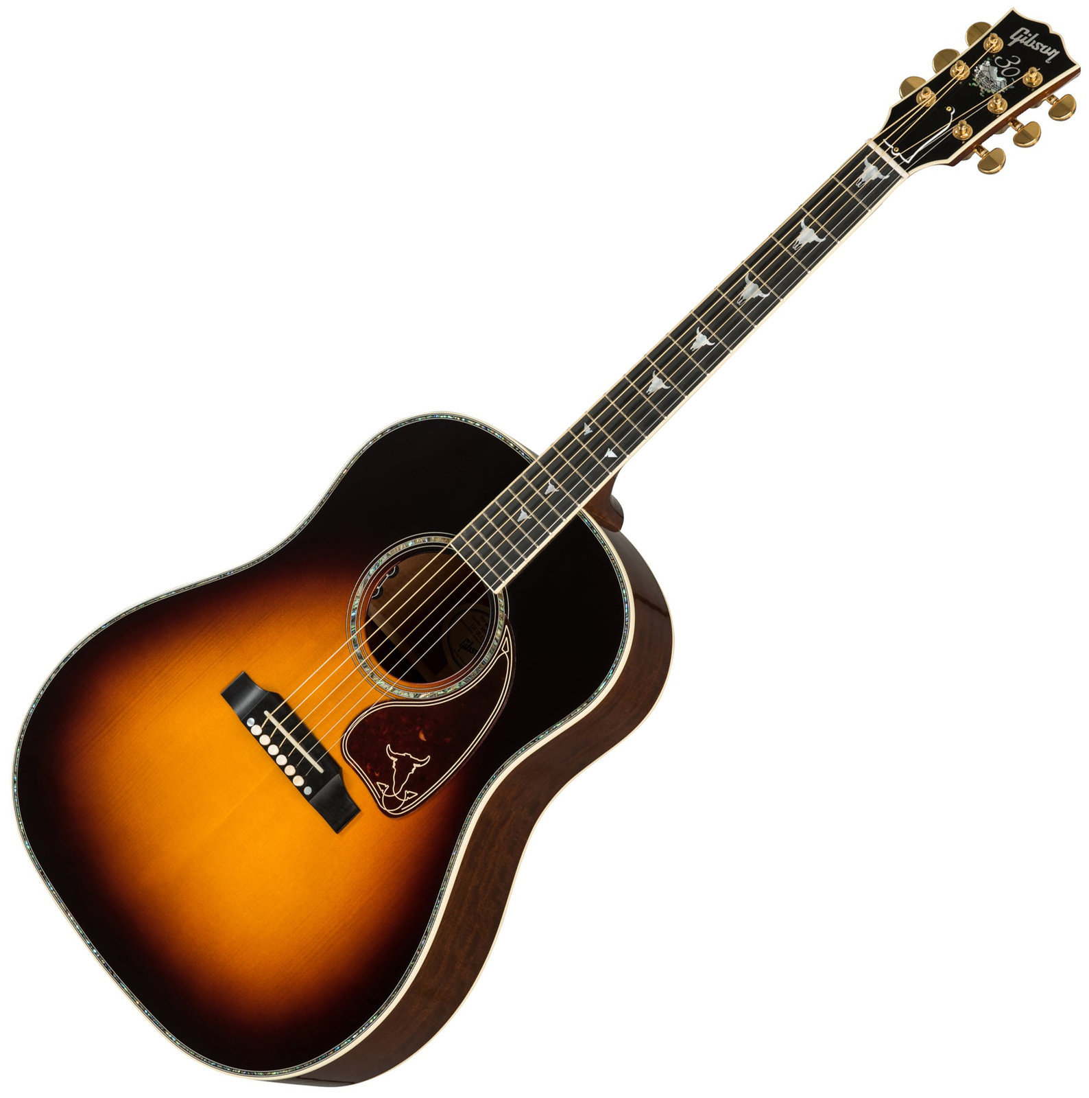 Guitare Dreadnought acoustique-électrique Gibson J-45 Montana Custom 2019 Sunset Burst