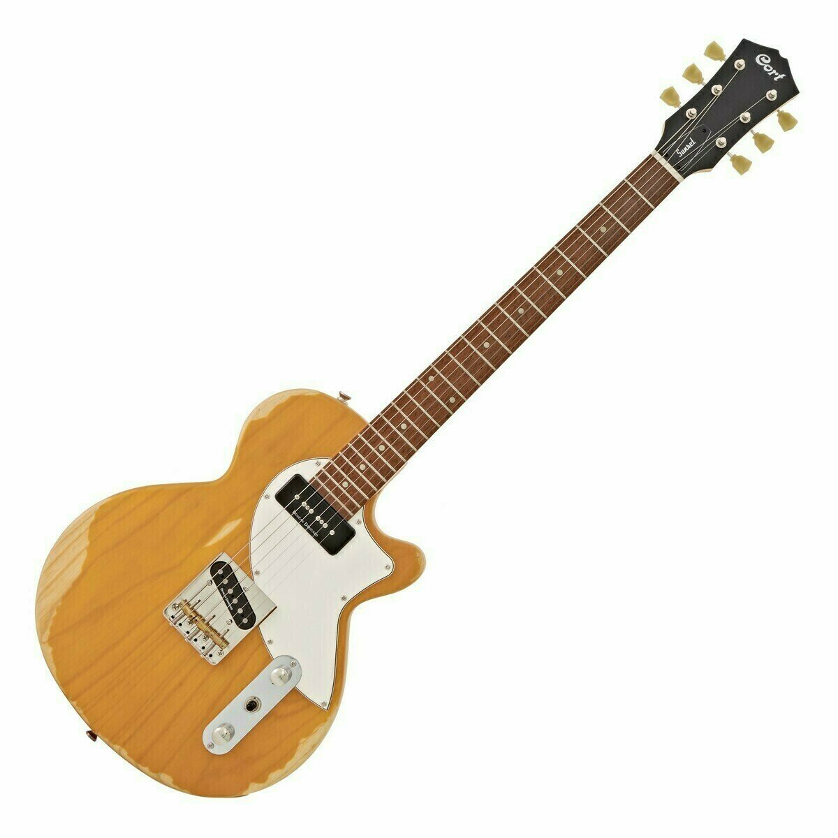 Guitarra elétrica Cort Sunset TC Worn Butter Blonde