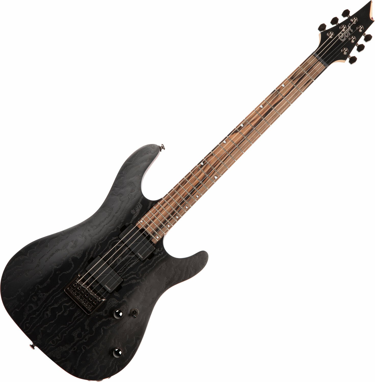 Elektromos gitár Cort KX500 Etched Black 